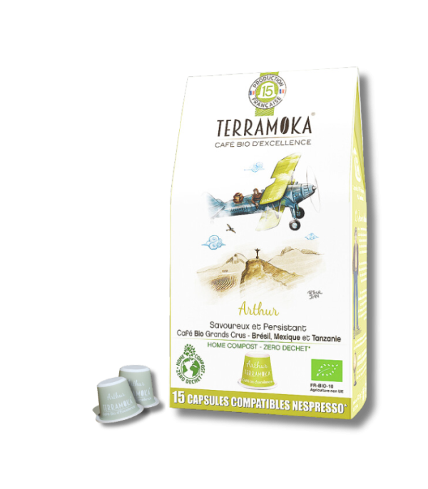 Capsules de café Terramoka Arthur compatibles Nespresso - Couleur Café