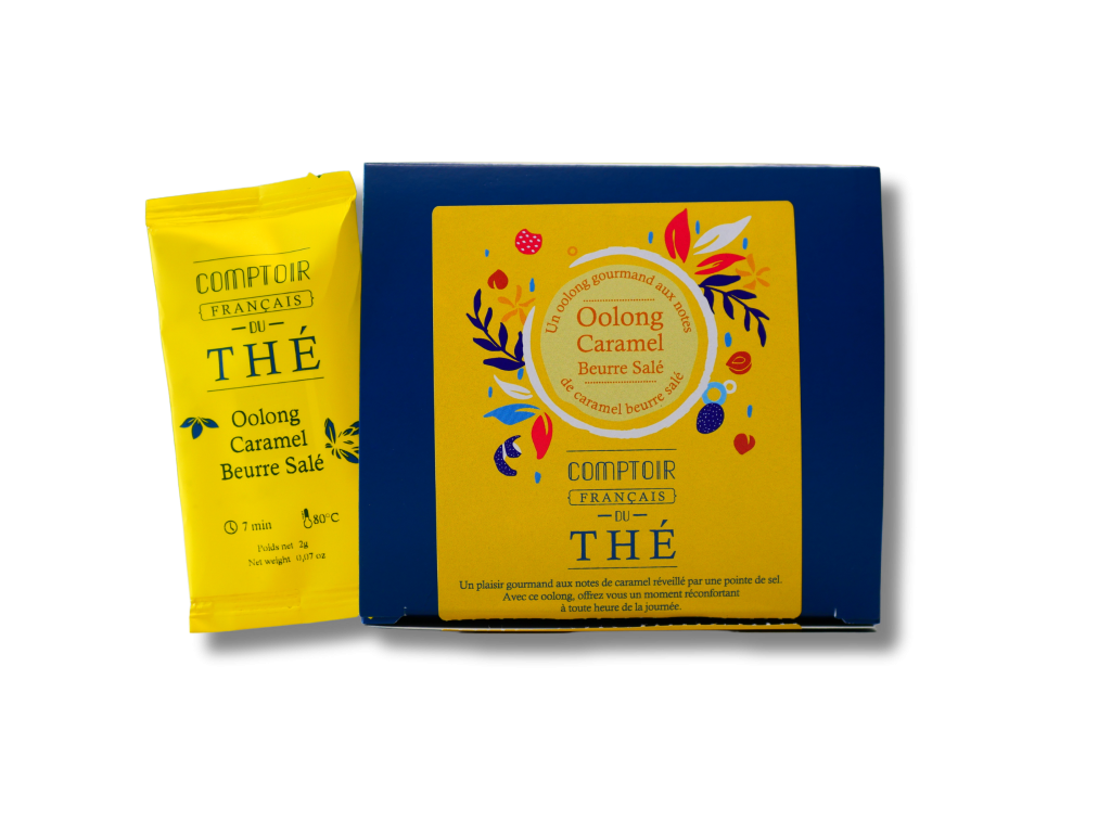 Thé Oolong Caramel au beurre salé boîte de 20 sachets