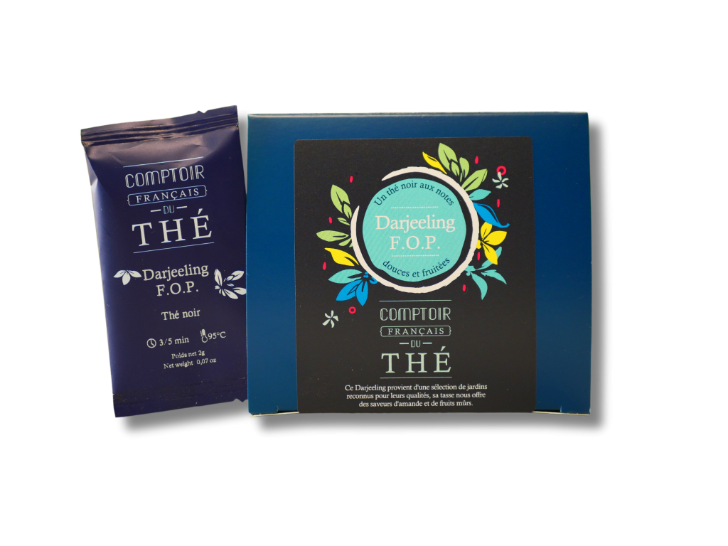 Thé noir Darjeeling boîte de 20 sachets individuels