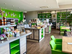 Intérieur de notre boutique de café à Albi