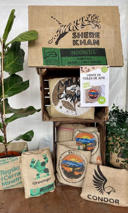 Upcycling toile de jute