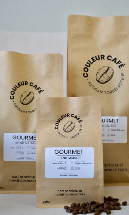Paquets de café de spécialité