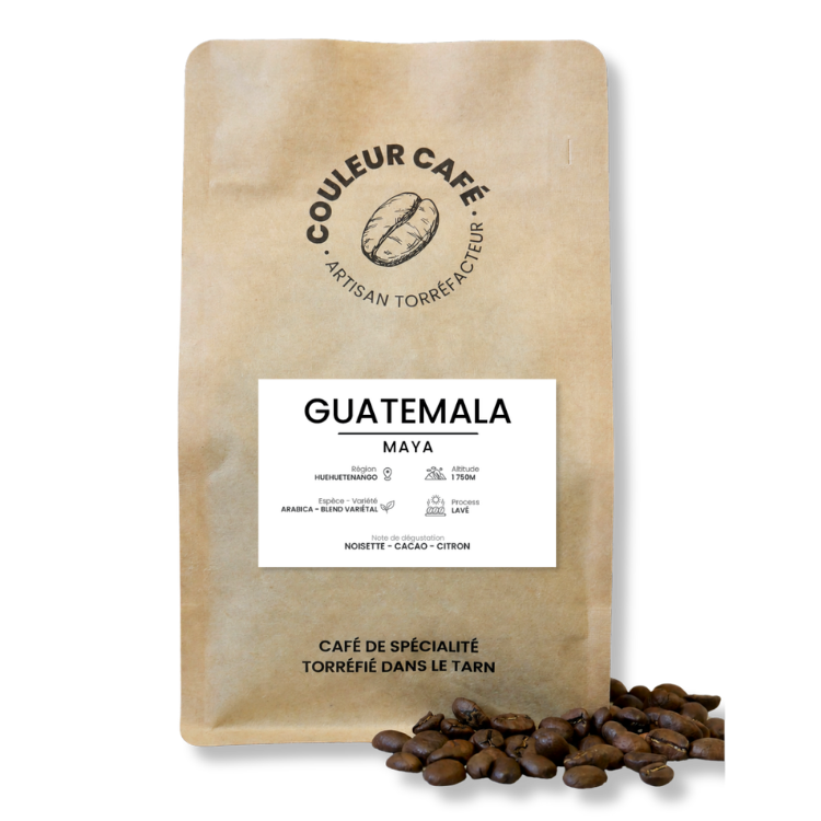 Paquet de café de spécialité Guatemala - Couleur Café