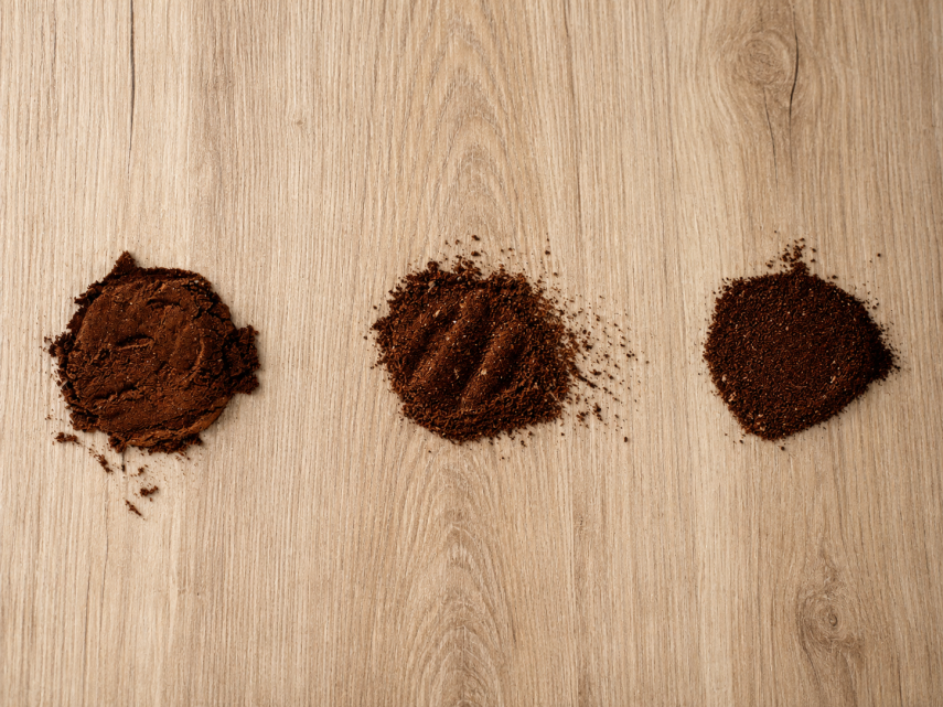 différentes moutures de café de spécialité