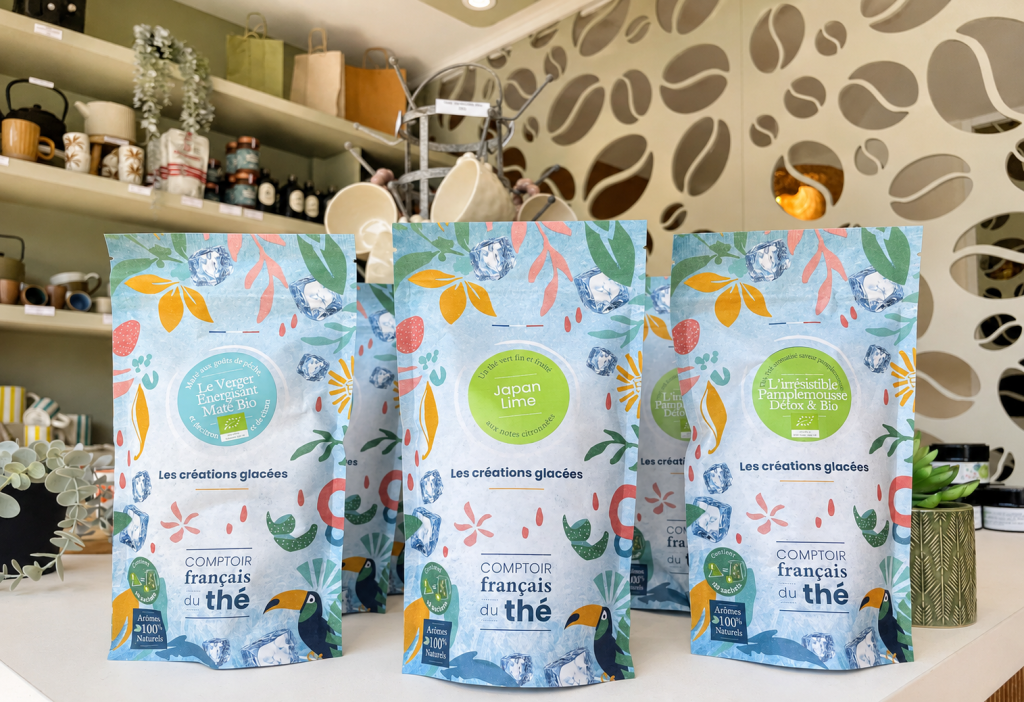 Gamme de thés glacés et infusions à froid Comptoir français du thé
