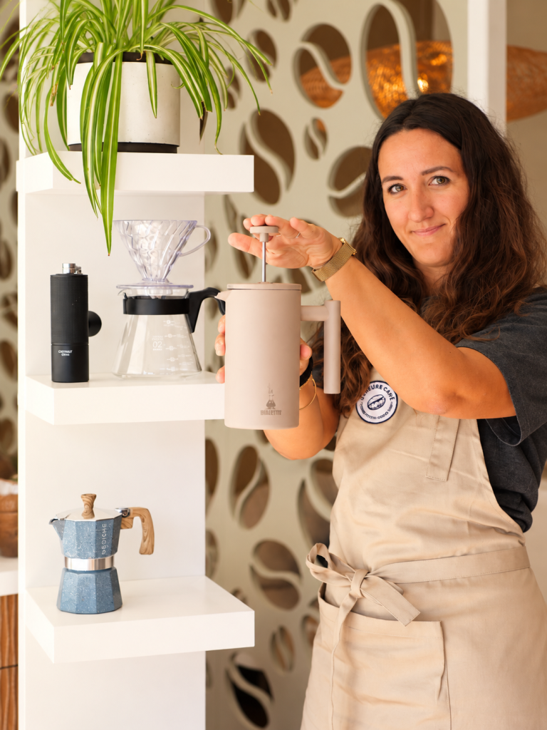 Information cafetière à piston